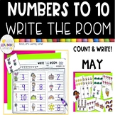 Numbers to 10 Write the Room MAY math 1-10