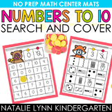 Numbers to 10 and Number Sense Search and Cover Mats Numbers 0-10