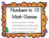Numbers to 10  math games