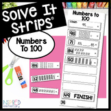 Numbers to 100 Counting Numbers Solve It Strips®