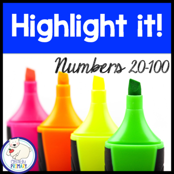 Preview of Counting 1-100, Highlight Activities, Numbers 1-100, Kindergarten, First Grade