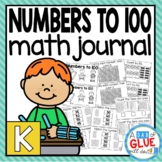 Numbers to 100 Math Review Journal for Kindergarten