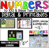 Numbers to 100 and Base Ten Printable and Digital Activiti