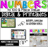 Numbers to 100 and Place Value Digital and Printable Activ