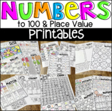 Numbers to 100 and Place Value Activities Distance Learnin
