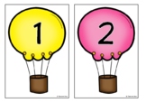 Numbers to 100 on Hot Air Balloons Picture Set/Flash Cards