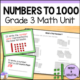 Numbers to 1000 Unit - Grade 3 Math (Ontario Curriculum)