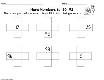 Counting To 120 Worksheets