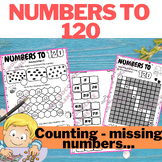 Numbers to 120 / Number sense Activities, Missing numbers 