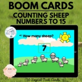 Numbers to 15 Counting Sheep - Number Recognition - Boom™ Cards