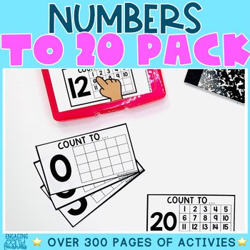 Preview of Numbers to 20 Activities - MEGA PACK | Counting | Tracing | Ordering | Comparing