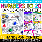 Numbers to 20 Centers Kindergarten Number Sense Teen Numbe
