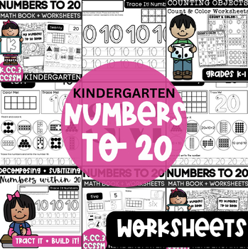 Preview of Numbers to 20 | Counting + Number Formation