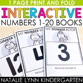 Numbers to 20 Interactive Books with Numbers 1-20 Practice