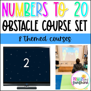 Preview of Numbers to 20 Obstacle Courses