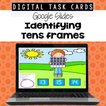 Preview of Numbers to 20 Using Tens Frames using Google Slides