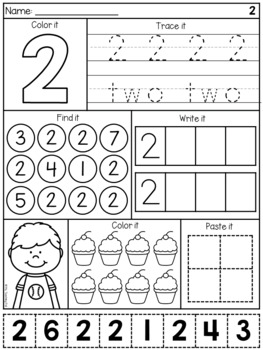 Numbers to 20 Worksheets - Number Work - Distance Learning by My