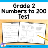 Numbers to 200 Test (Grade 2)