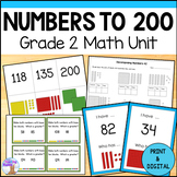 Numbers to 200 Unit - Place Value Grade 2 Math (Ontario) W