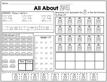 numbers to 30 printables by primary fun and games tpt