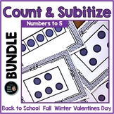 Numbers to 5 - Number Sense - Subitize  - Count - Math Fla