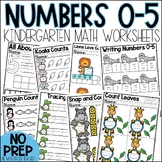 Numbers to 5 Worksheets and Activities - Kindergarten Math