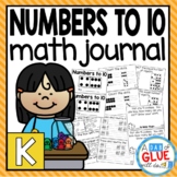 Numbers to Ten Math Review Journal for Kindergarten