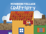 Numbers village craftivity