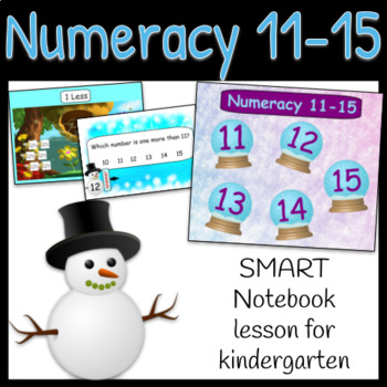 Preview of Numeracy 11-15 - SMART Notebook - Winter Theme