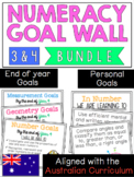 Numeracy Goal Wall Year 3 & 4 *Aligned with the Australian