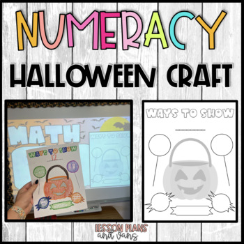 Preview of Numeracy Halloween Craft