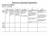 Numeracy Learning Progressions