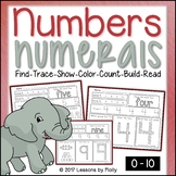 Numeracy Math Center and Worksheets | Build Numerals with 
