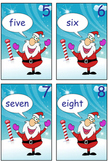 Numeral Cards - Santa - Zero to Twenty - Ideal for Math Games