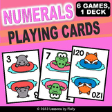 Numeral Playing Cards | Number Recognition Games for Math 