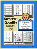Numeral-Quantity Match: 1-10 (A Variation of the Montessor