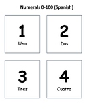 Numerals in Spanish 0-100 (Spanish Version) (Multi-Cultura