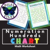 Numeration Hundreds Chart Math Worksheet Assessment