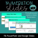 Numeration Lessons-PowerPoint and Google Slides (Distance 