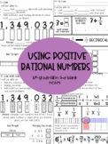 Using Positive Rational Numbers: enVision Mathematics Topi