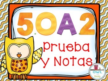 Preview of Numerical Expressions (5.OA.2) Quiz and Notes in SPANISH WITH 2 BONUS POSTERS