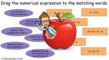 Preview of Numerical Expressions Matching (digital)