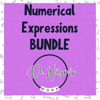 Preview of Numerical Expressions Sort BUNDLE