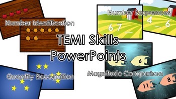 Preview of Numerical Fluency Powerpoints (TEMI Skills)