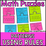 Number Pattern Game - Patterns Matching Activity - Math Centers