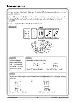 Preview of Numero mental maths practice challenges