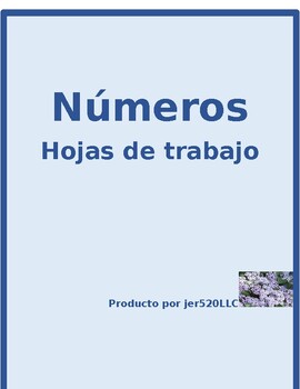 Números 0 - 10 (Numbers in Spanish) Worksheets by jer520 LLC | TpT