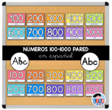 Números 100-1000 pared en español