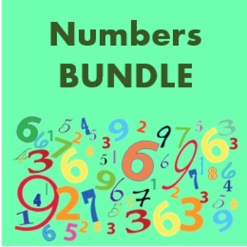 Preview of Números (Numbers in Portuguese) Bundle
