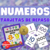 Spanish Number Words Flashcards - Numeros Tarjetas de Repaso